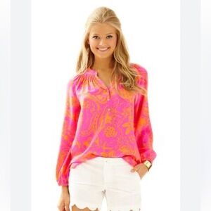 Lilly Pulitzer Elsa blouse, small